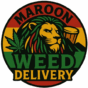 Maroon Weed Delivery logo